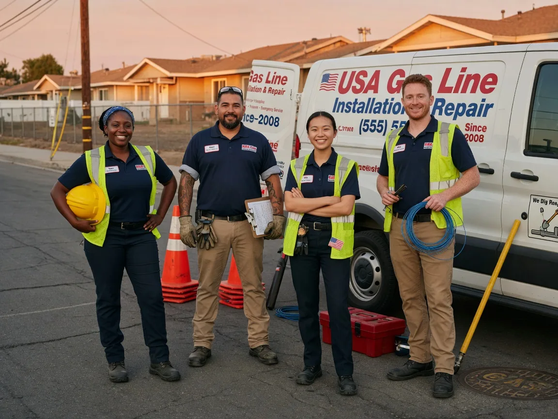 Gas Line Installation company in Rowena, TX